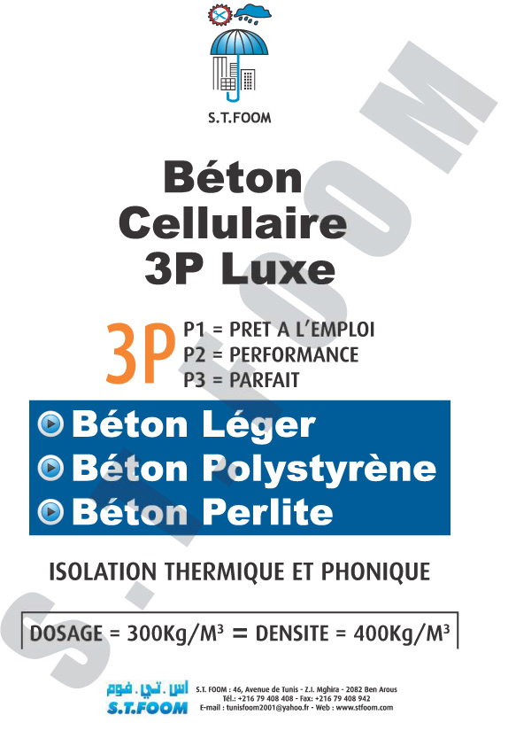 fiche technique beton cellualire STFOOM-02